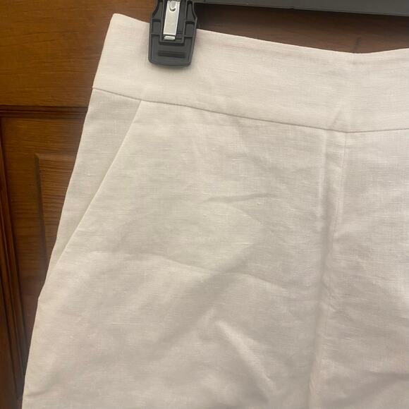 Three Graces Women's Linen Shorts White size 6 UMA European Linen White $377 NWT - Picture 3 of 14